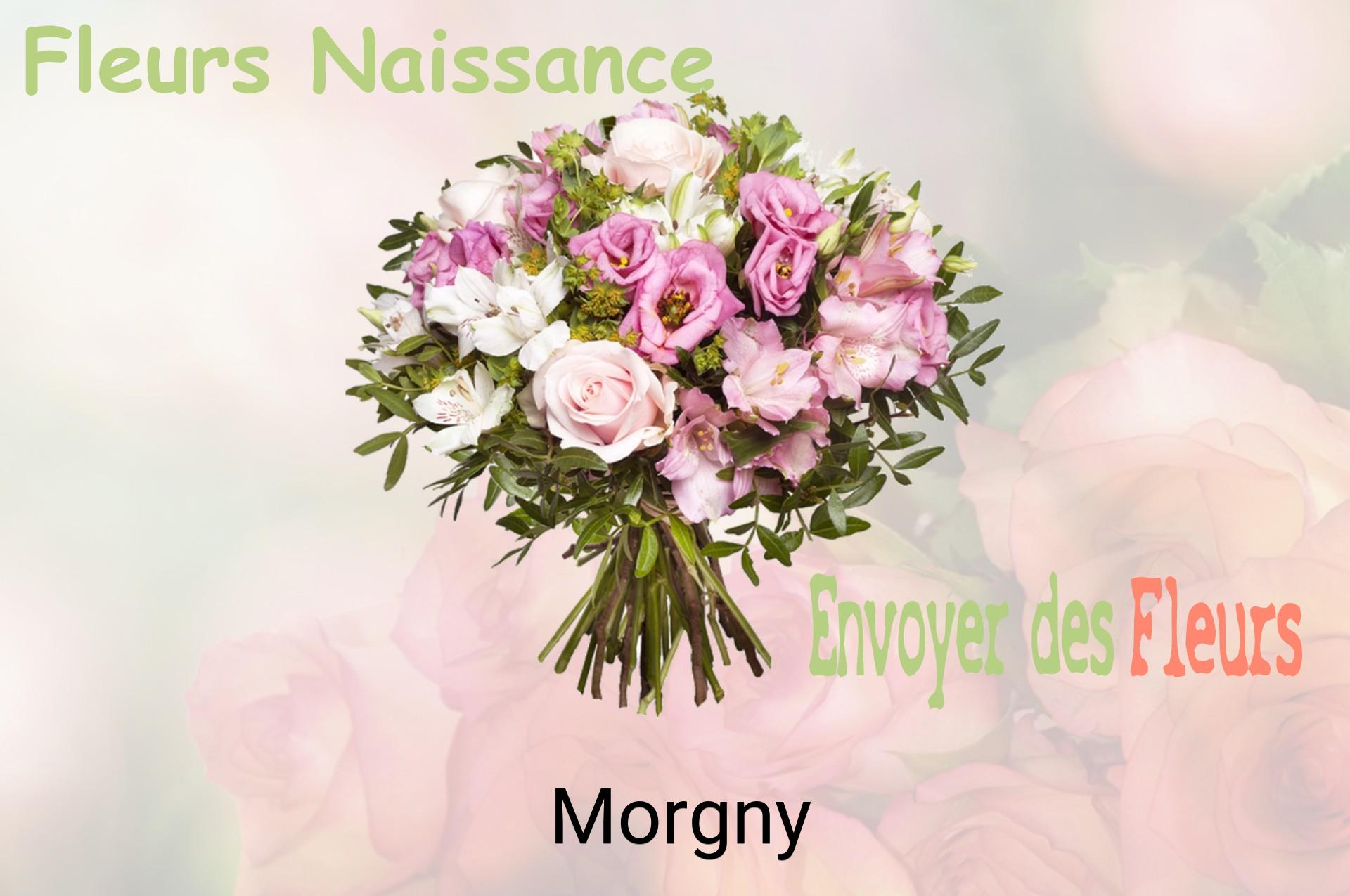 Bouquet de fleurs de naissance livré à Morgny